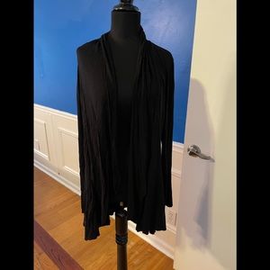 Black cotton cardigan